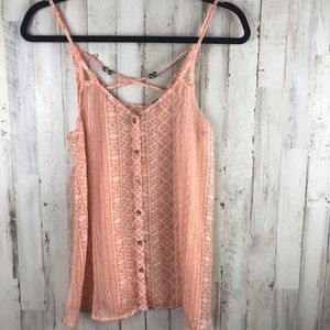 Maurice’s Semi  Sheer Tank Top Small